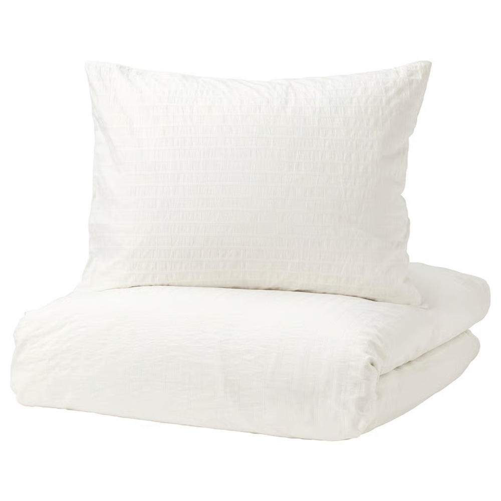 100% Cotton Elegant White Duvet Set - Picture 3 of 11